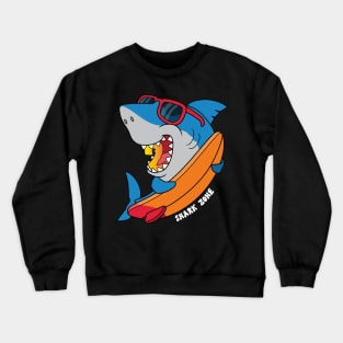 Kids Shark 2nd Birthday Boys Sharks Ocean 2 yrs Old Birthday Crewneck Sweatshirt